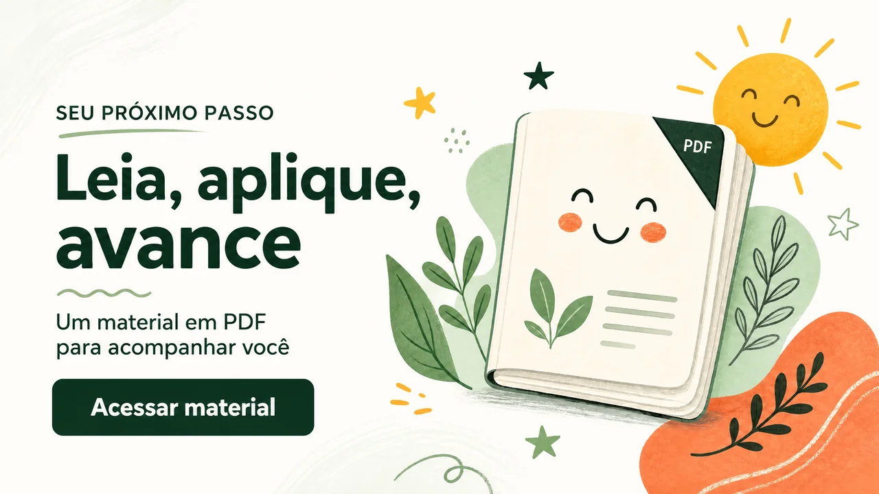 Leia, aplique, avance — material em PDF